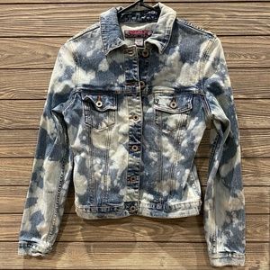 Acid Wash Silver Jeans Jean Jacket